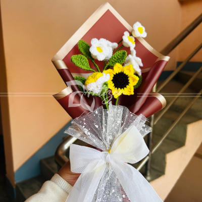 Crochet Sunflower bouquet