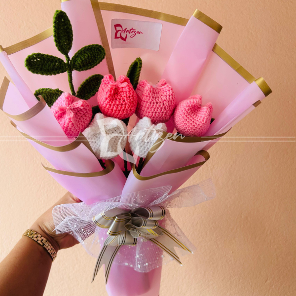 Crochet Tulip Bouquet Online Nepal